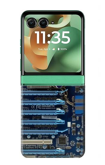 S3163 Carte mère ordinateur Etui Coque Housse pour Motorola Razr 70+,60+, Razr+ (2026, 2025, 2024)