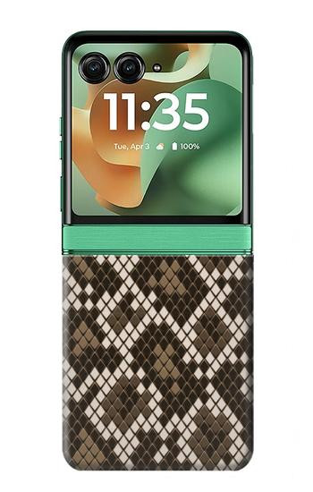 S3389 Seamless Serpent Motif graphique Peau Etui Coque Housse pour Motorola Razr 70+,60+, Razr+ (2026, 2025, 2024)