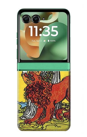 S3458 Force de carte de tarot Etui Coque Housse pour Motorola Razr 70+,60+, Razr+ (2026, 2025, 2024)