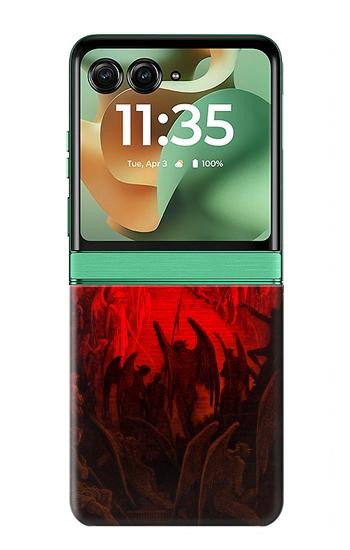 S3583 Paradis perdu Satan Etui Coque Housse pour Motorola Razr 70+,60+, Razr+ (2026, 2025, 2024)
