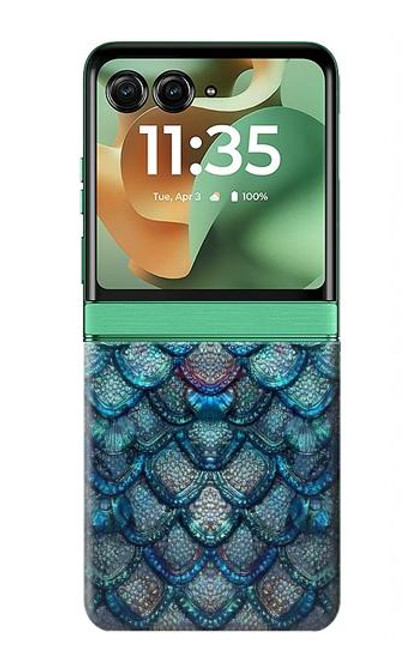 S3809 Écaille de poisson sirène Etui Coque Housse pour Motorola Razr 60, Razr 2025