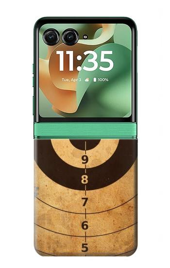 S3894 Cible de tir en papier Etui Coque Housse pour Motorola Razr 70+,60+, Razr+ (2026, 2025, 2024)