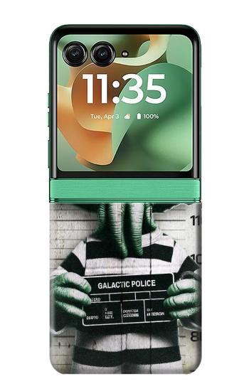 S3964 Photo d'un prisonnier extraterrestre Etui Coque Housse pour Motorola Razr 70+,60+, Razr+ (2026, 2025, 2024)