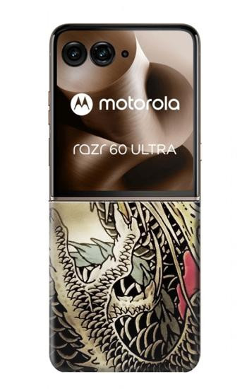 S0122 Yakuza Tatouage Etui Coque Housse pour Motorola Razr 70 Ultra, 60 Ultra, 50 Ultra, Ultra 2026, Ultra 2025