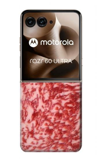 S0626 boeuf Kobe Etui Coque Housse pour Motorola Razr 70 Ultra, 60 Ultra, 50 Ultra, Ultra 2026, Ultra 2025