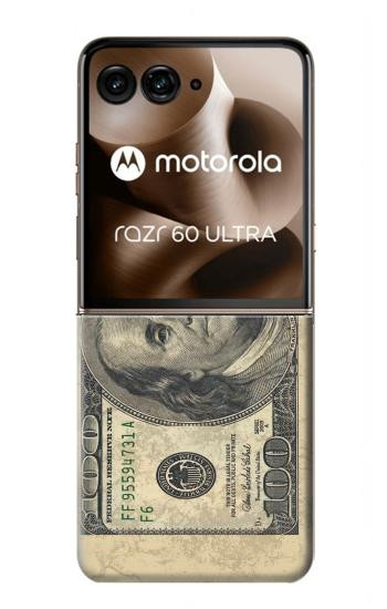S0702 Dollars d'argent Etui Coque Housse pour Motorola Razr 70 Ultra, 60 Ultra, 50 Ultra, Ultra 2026, Ultra 2025