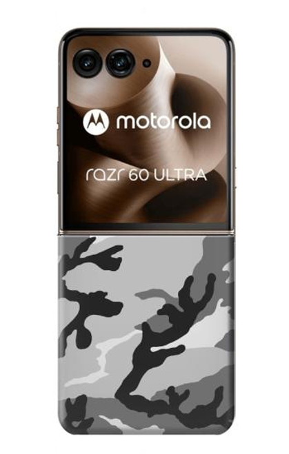 S1721 Neige Camouflage Imprimé graphique Etui Coque Housse pour Motorola Razr 60 Ultra, Razr Ultra 2025