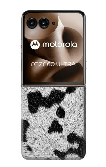 S2170 Vache fourrure Texture Imprimé graphique Etui Coque Housse pour Motorola Razr 70 Ultra, 60 Ultra, 50 Ultra, Ultra 2026, Ultra 2025