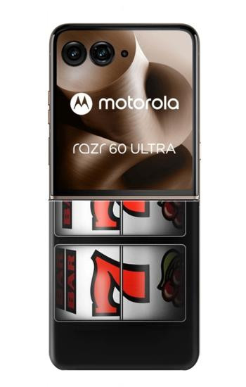 S2406 Machine à sous de Lucky 777 Etui Coque Housse pour Motorola Razr 70 Ultra, 60 Ultra, 50 Ultra, Ultra 2026, Ultra 2025