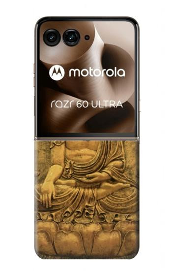 S2452 Bouddha Bas relief Art Imprimé Graphique Etui Coque Housse pour Motorola Razr 70 Ultra, 60 Ultra, 50 Ultra, Ultra 2026, Ultra 2025