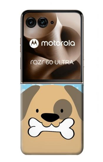 S2669 Mignon os chien pattes Dessin animé Etui Coque Housse pour Motorola Razr 70 Ultra, 60 Ultra, 50 Ultra, Ultra 2026, Ultra 2025