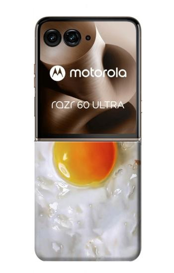 S2695 Oeuf frit Etui Coque Housse pour Motorola Razr 70 Ultra, 60 Ultra, 50 Ultra, Ultra 2026, Ultra 2025