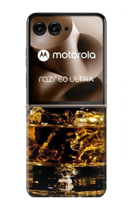 S2742 Verre de glace Whisky Etui Coque Housse pour Motorola Razr 60 Ultra, Razr Ultra 2025