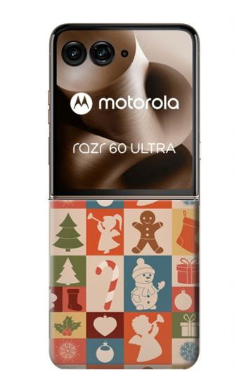 S2854 Motif mignon de Noël Etui Coque Housse pour Motorola Razr 70 Ultra, 60 Ultra, 50 Ultra, Ultra 2026, Ultra 2025
