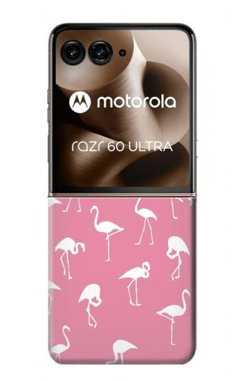 S2858 Motif Flamant rose Etui Coque Housse pour Motorola Razr 70 Ultra, 60 Ultra, 50 Ultra, Ultra 2026, Ultra 2025