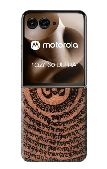 S2874 Symbole de l'OM Tatouage Etui Coque Housse pour Motorola Razr 70 Ultra, 60 Ultra, 50 Ultra, Ultra 2026, Ultra 2025