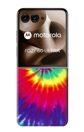 S2884 Tie Dye Swirl couleur Etui Coque Housse pour Motorola Razr 70 Ultra, 60 Ultra, 50 Ultra, Ultra 2026, Ultra 2025