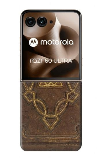 S3219 Sort Couverture Livre Etui Coque Housse pour Motorola Razr 70 Ultra, 60 Ultra, 50 Ultra, Ultra 2026, Ultra 2025