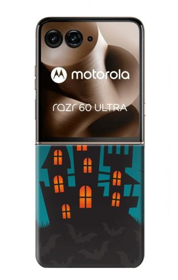 S3268 Château Halloween Festival Etui Coque Housse pour Motorola Razr 70 Ultra, 60 Ultra, 50 Ultra, Ultra 2026, Ultra 2025