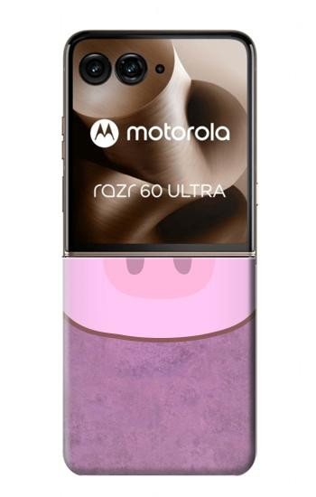 S3269 Porc Dessin animé Etui Coque Housse pour Motorola Razr 70 Ultra, 60 Ultra, 50 Ultra, Ultra 2026, Ultra 2025