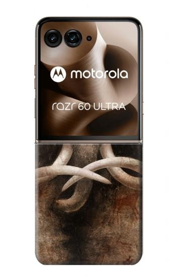 S3427 Mammoth Ancient Art la Grotte Etui Coque Housse pour Motorola Razr 70 Ultra, 60 Ultra, 50 Ultra, Ultra 2026, Ultra 2025