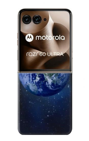 S3430 Bleu planète Etui Coque Housse pour Motorola Razr 70 Ultra, 60 Ultra, 50 Ultra, Ultra 2026, Ultra 2025