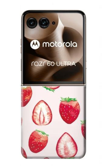 S3481 fraise Etui Coque Housse pour Motorola Razr 70 Ultra, 60 Ultra, 50 Ultra, Ultra 2026, Ultra 2025