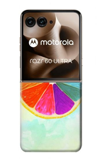 S3493 citron coloré Etui Coque Housse pour Motorola Razr 70 Ultra, 60 Ultra, 50 Ultra, Ultra 2026, Ultra 2025