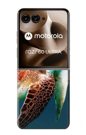 S3497 Vert tortue de mer Etui Coque Housse pour Motorola Razr 70 Ultra, 60 Ultra, 50 Ultra, Ultra 2026, Ultra 2025