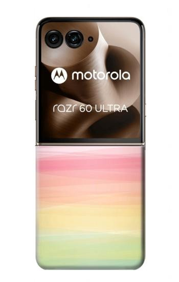 S3507 Coloré Arc-en-ciel pastel Etui Coque Housse pour Motorola Razr 70 Ultra, 60 Ultra, 50 Ultra, Ultra 2026, Ultra 2025