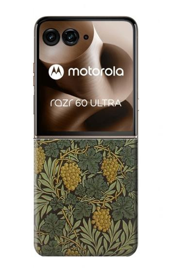 S3662 William Morris Vine Pattern Etui Coque Housse pour Motorola Razr 70 Ultra, 60 Ultra, 50 Ultra, Ultra 2026, Ultra 2025