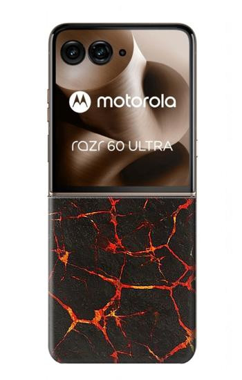 S3696 Magma de lave Etui Coque Housse pour Motorola Razr 70 Ultra, 60 Ultra, 50 Ultra, Ultra 2026, Ultra 2025