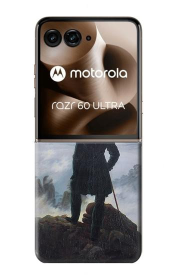 S3789 Wanderer above the Sea of Fog Etui Coque Housse pour Motorola Razr 70 Ultra, 60 Ultra, 50 Ultra, Ultra 2026, Ultra 2025