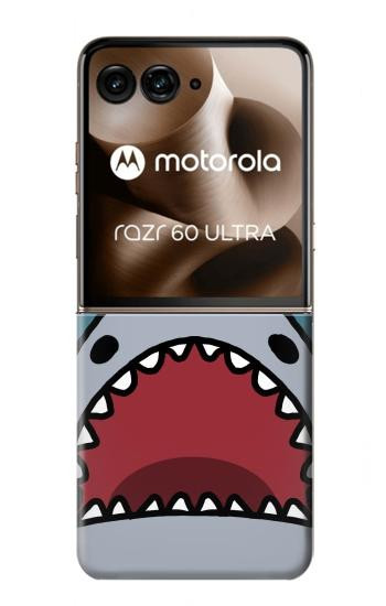 S3825 Plongée en mer de requin de dessin animé Etui Coque Housse pour Motorola Razr 70 Ultra, 60 Ultra, 50 Ultra, Ultra 2026, Ultra 2025