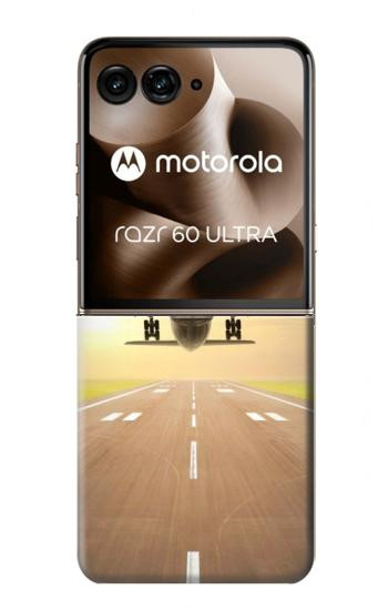 S3837 Avion Décollage Sunrise Etui Coque Housse pour Motorola Razr 70 Ultra, 60 Ultra, 50 Ultra, Ultra 2026, Ultra 2025