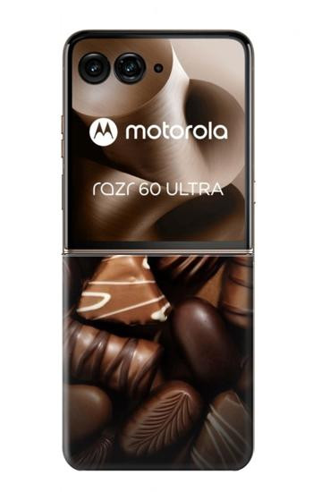 S3840 Amateurs de chocolat au lait au chocolat noir Etui Coque Housse pour Motorola Razr 70 Ultra, 60 Ultra, 50 Ultra, Ultra 2026, Ultra 2025
