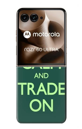 S3862 Restez calme et échangez Etui Coque Housse pour Motorola Razr 70 Ultra, 60 Ultra, 50 Ultra, Ultra 2026, Ultra 2025