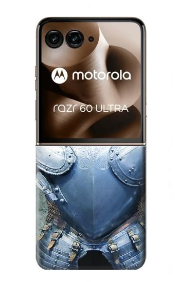 S3864 Templier Médiéval Chevalier Armure Lourde Etui Coque Housse pour Motorola Razr 70 Ultra, 60 Ultra, 50 Ultra, Ultra 2026, Ultra 2025