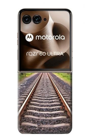 S3866 Voie ferrée droite Etui Coque Housse pour Motorola Razr 70 Ultra, 60 Ultra, 50 Ultra, Ultra 2026, Ultra 2025