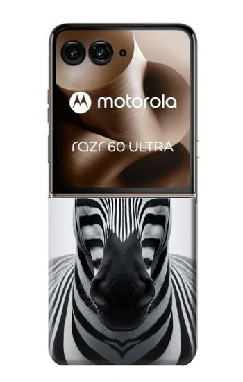 S4027 Zèbre Etui Coque Housse pour Motorola Razr 70 Ultra, 60 Ultra, 50 Ultra, Ultra 2026, Ultra 2025