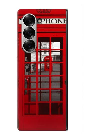 S0058 Cabine téléphonique Etui Coque Housse pour Samsung Galaxy Z Fold 7