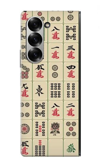 S0802 Mahjong Etui Coque Housse pour Samsung Galaxy Z Fold 7