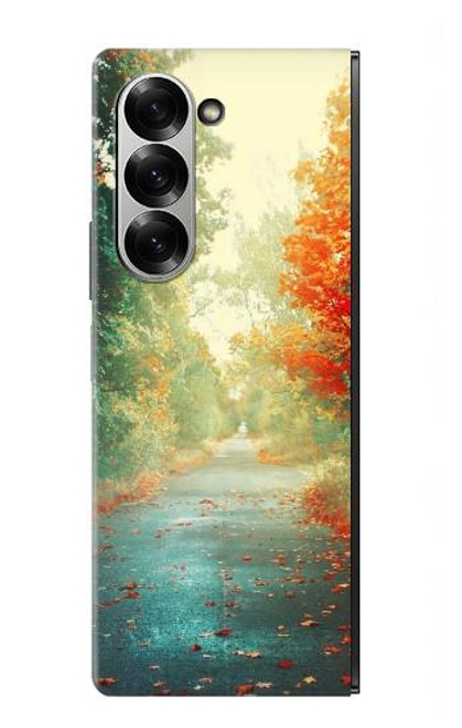 S0913 Route à travers les bois Etui Coque Housse pour Samsung Galaxy Z Fold 7