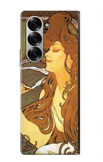 S0969 Alphonse Mucha Job Etui Coque Housse pour Samsung Galaxy Z Fold 7