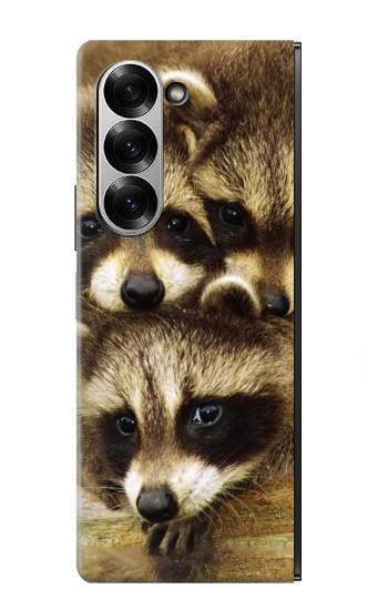 S0977 Les ratons laveurs bébé Etui Coque Housse pour Samsung Galaxy Z Fold 7