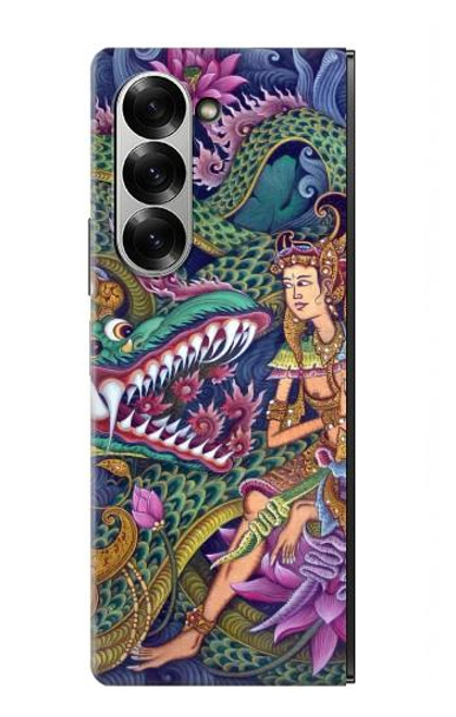 S1240 Peinture Bali Etui Coque Housse pour Samsung Galaxy Z Fold 7