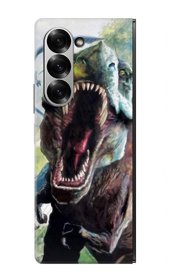S1453 Dinosaur Trex Tyrannosaurus Rex Etui Coque Housse pour Samsung Galaxy Z Fold 7