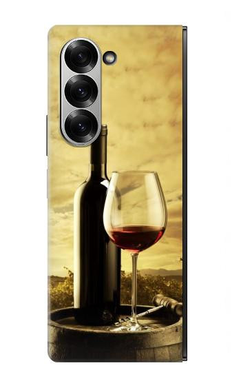 S2042 Raisin Vignoble Raisins Bouteille Rouge Vin Etui Coque Housse pour Samsung Galaxy Z Fold 7
