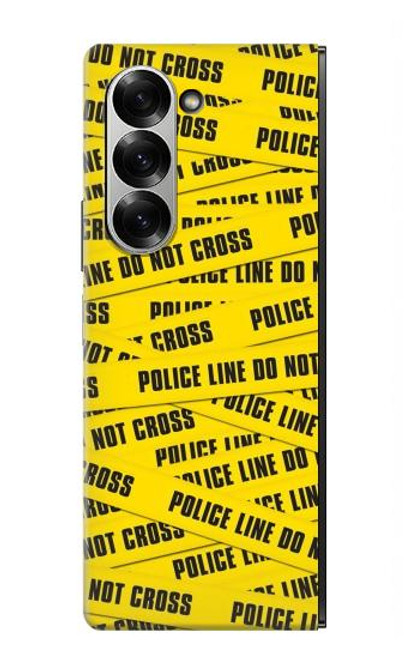 S2088 Banderole de la police ne pas dépasser Etui Coque Housse pour Samsung Galaxy Z Fold 7
