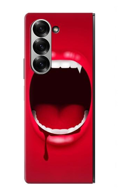 S2103 vampire bouche Etui Coque Housse pour Samsung Galaxy Z Fold 7